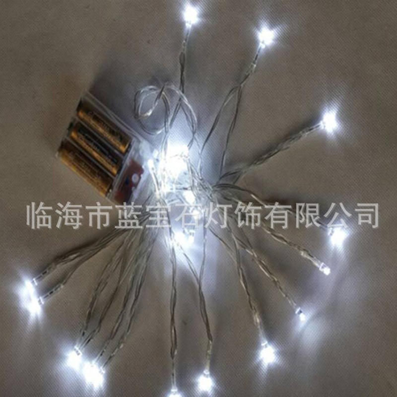 IP43 Led String Lights Battery Outdoor Copper Wire Christmas Festival Wedding Party Decoration